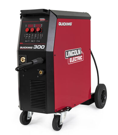 Inwertorowy półautomat spawalniczy spawarka QUICKMIG 300 4x4 Synergia Lincoln Electric